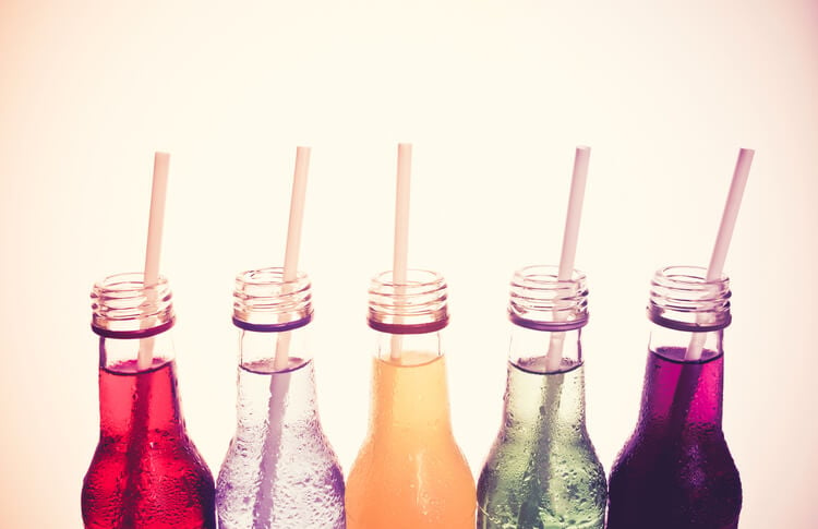 Soda bottles