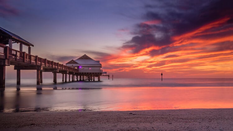 Clearwater sunset