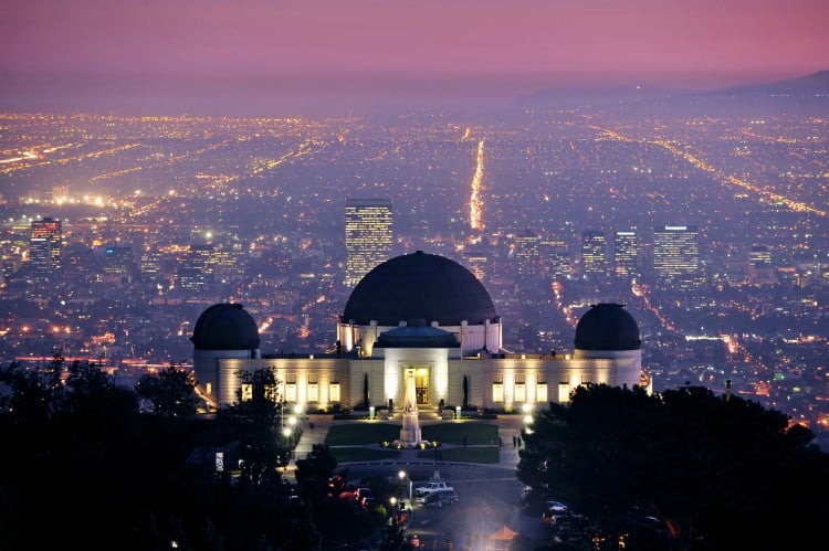 Griffith Observatory at twilight