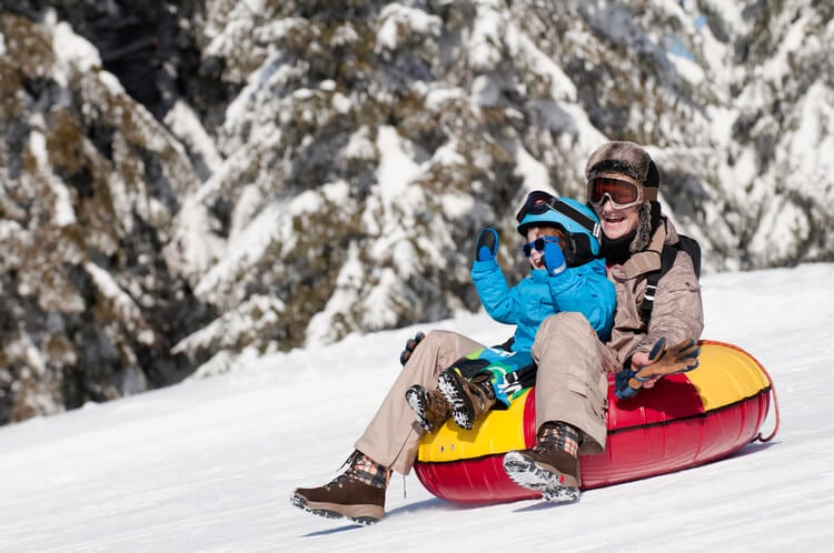 Tubing in Lake Tahoe