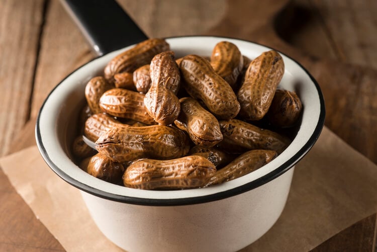 Boiled peanuts