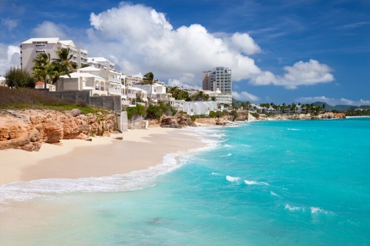 Cupecoy Beach, St Maarten.