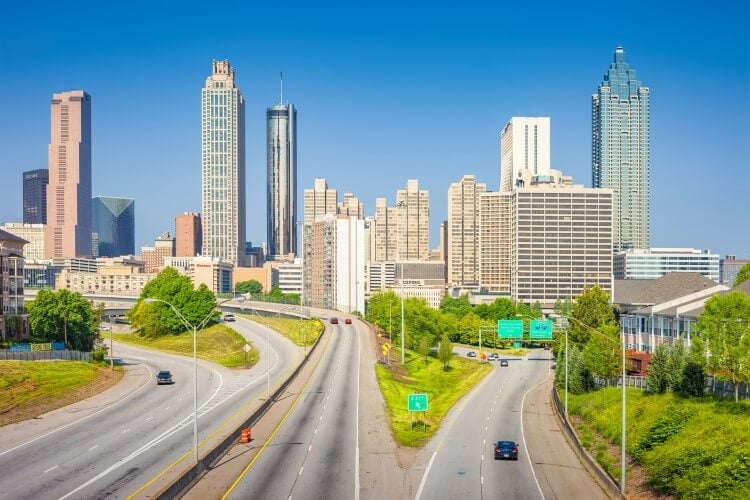 Downtown Atlanta, as featured in Captain America, Civil War