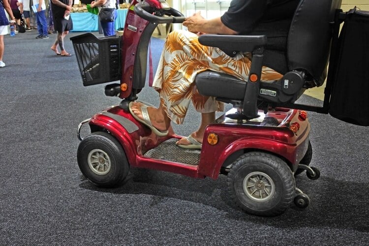 an ecv scooter