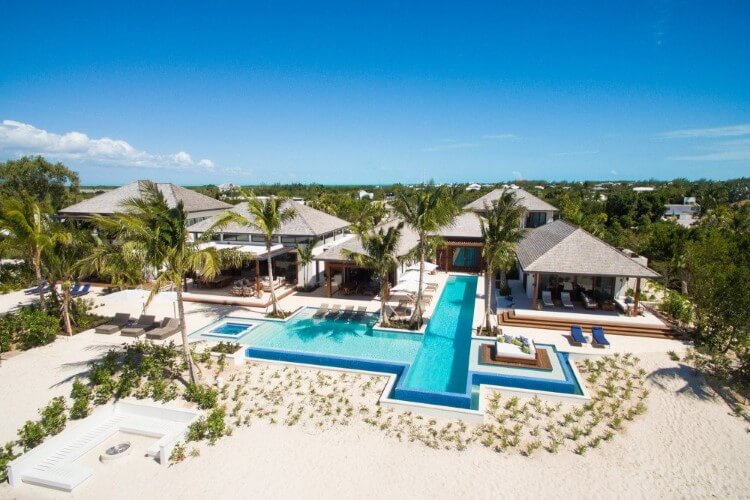 Hawksbill beach house in Turks and Caicos.
