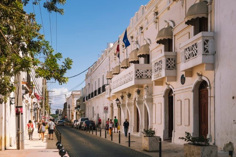 The colonial streets of Santo Domingo make a great filming location.