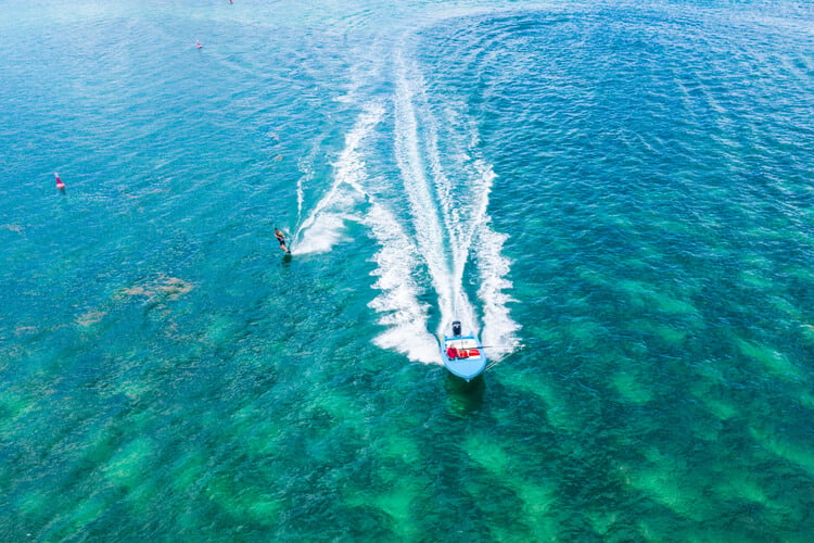 waterskiing