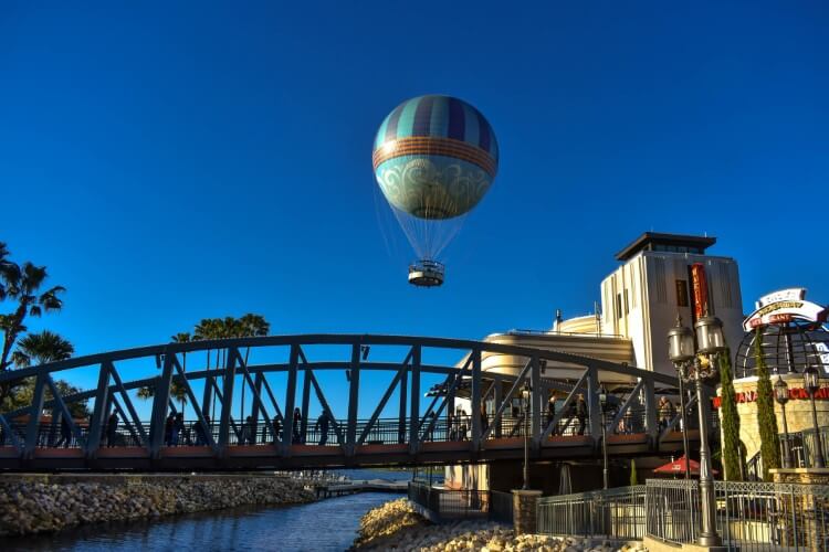 The Aéro30 helium balloon at Disney Springs. 