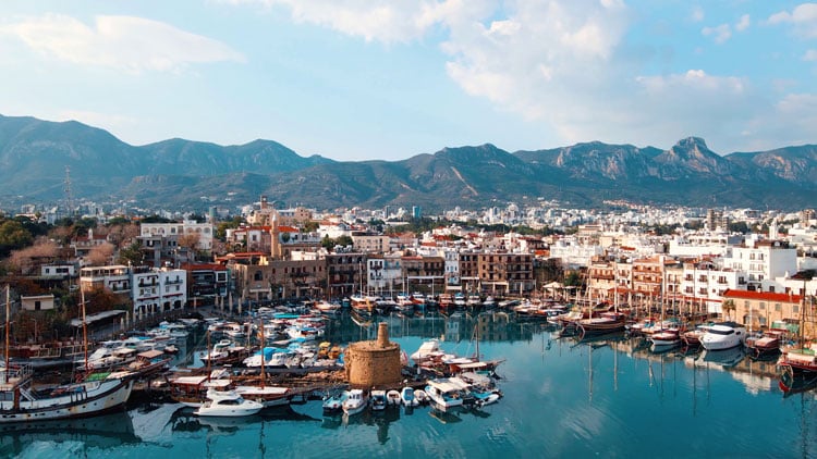 Harbor city on the sea in Cyprus - The best places to visit in August