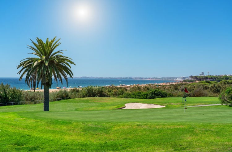 The best places to visit in December - Algarve golf course by the sea