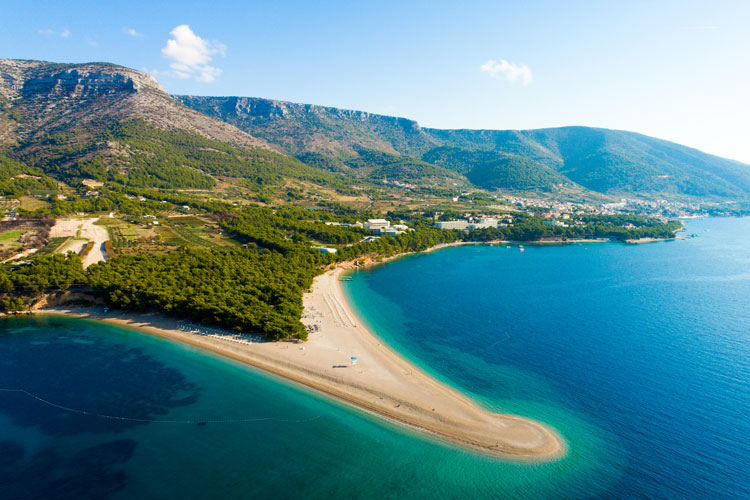 Zlatni Rat or Golden Horn beach in Brac - The best places to visit in June