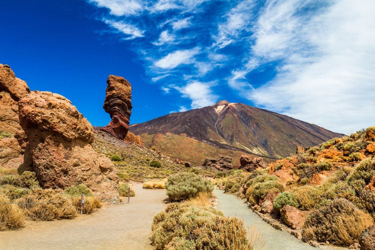 Mount Teide volcano in Tenerife - best places to visit in March
