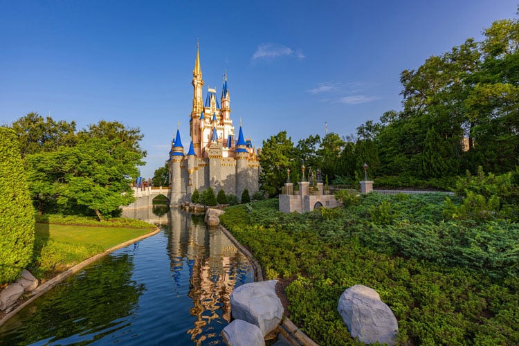 Cinderella's Castle at Disney World - the best places to visit in May
