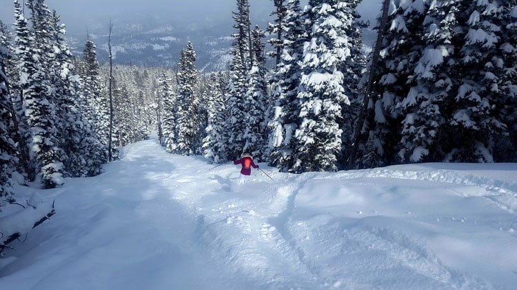 The best places to visit in November - snow covered ski slope in Big Sky